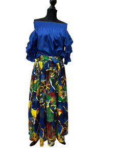 Multi Print One Size Plus Skirts