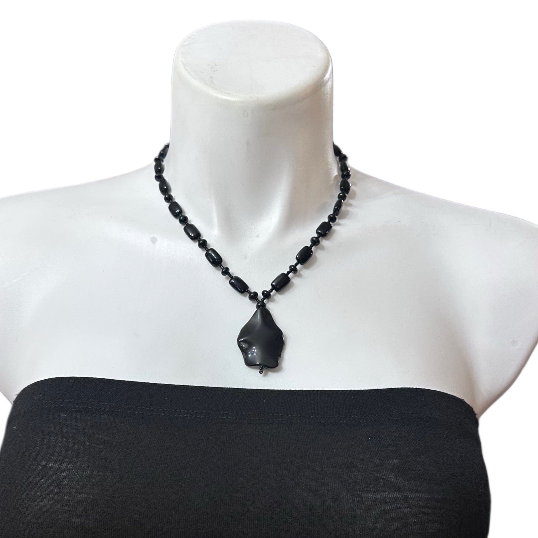 Handmade Black Onyx Necklace